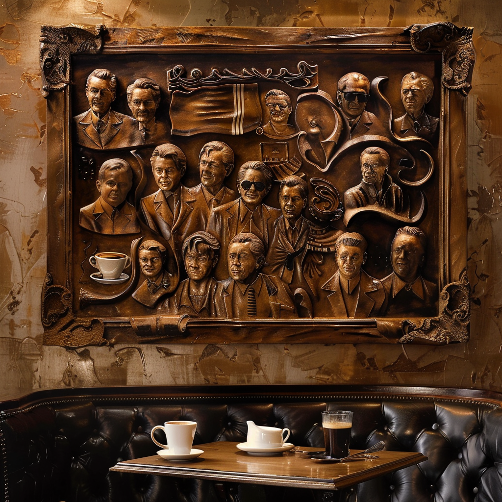 A beautiful coffee environment with many coffee connoisseurs.